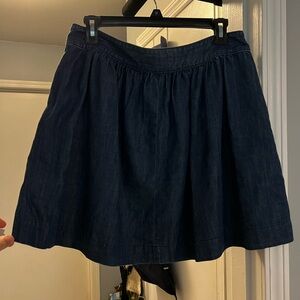 Banana Republic Navy A-Line Mini Skirt